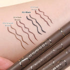 Ultra-Fine Waterproof Liquid Eyeliner — Matte Black & Brown Long-Lasting - BsBuy