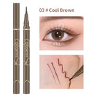 Ultra-Fine Waterproof Liquid Eyeliner — Matte Black & Brown Long-Lasting - BsBuy