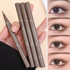 Ultra-Fine Waterproof Liquid Eyeliner — Matte Black & Brown Long-Lasting - BsBuy