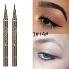 Ultra-Fine Waterproof Liquid Eyeliner — Matte Black & Brown Long-Lasting - BsBuy