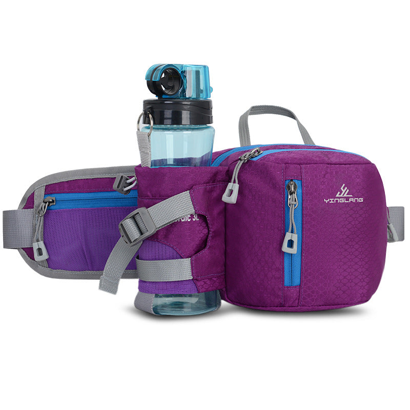 Multifunctional Sports Waist Pack with Water Bottle Holder - BsBuy