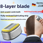 8-Layer Blade Manual Shaver – Precision Hair Removal with Travel Case - BsBuy