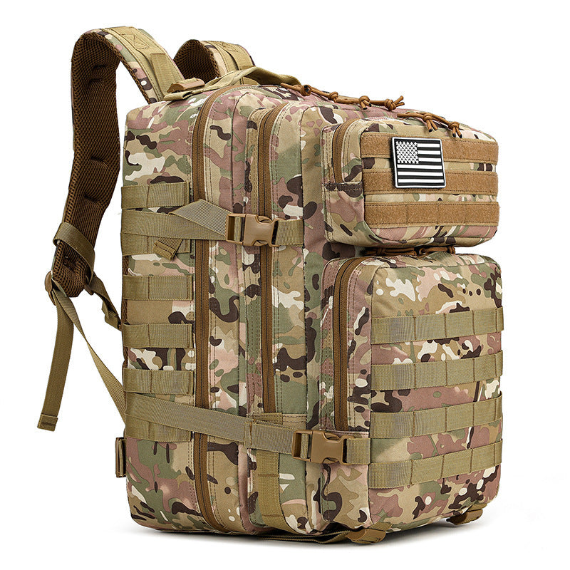 45L Tactical Outdoor Backpack – Large Capacity Hiking, Camping & Travel Bag - BsBuy
