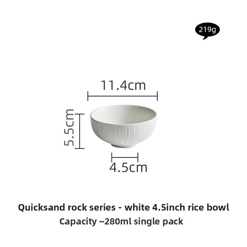 Black and White Ceramic Dishes, Dishes, Home Eating Bowls, Soup Bowls, Fish Plates