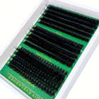 Voluminous and fluffy false eyelashes with soft fibers at the outer corners of eyes
