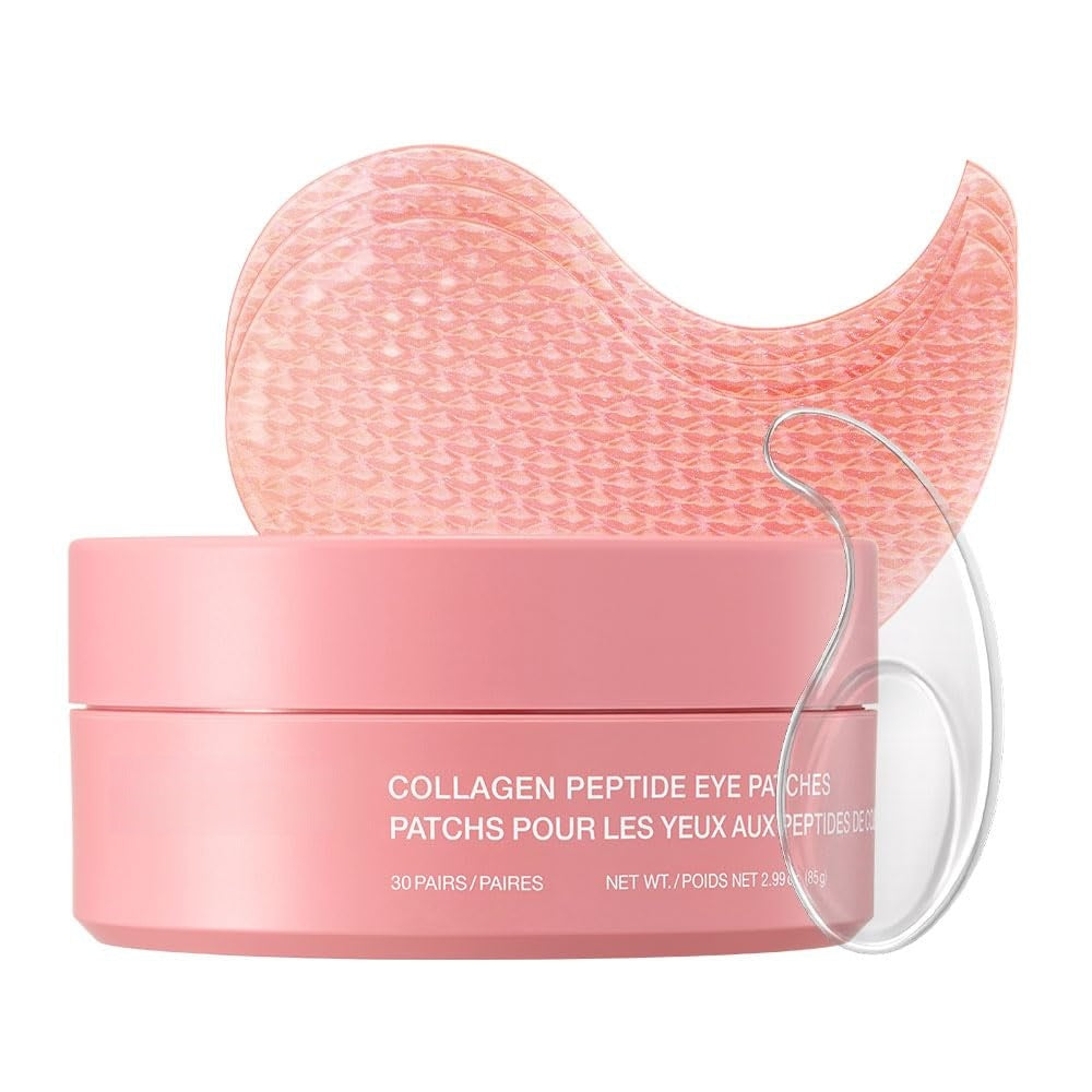 Collagen Peptide Eye Patches | Smile Lines & Under-Eye Care | 30 Patches - BsBuy