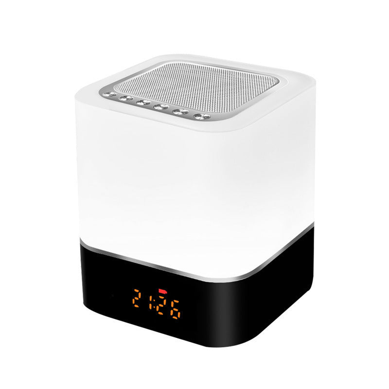 Bluetooth Clock Speaker with LED Ambient Light & Alarm - BsBuy