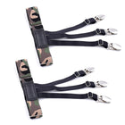 Adjustable Shirt Garter & Anti-Slip Clips | Men & Women | 6-Clip Set - BsBuy