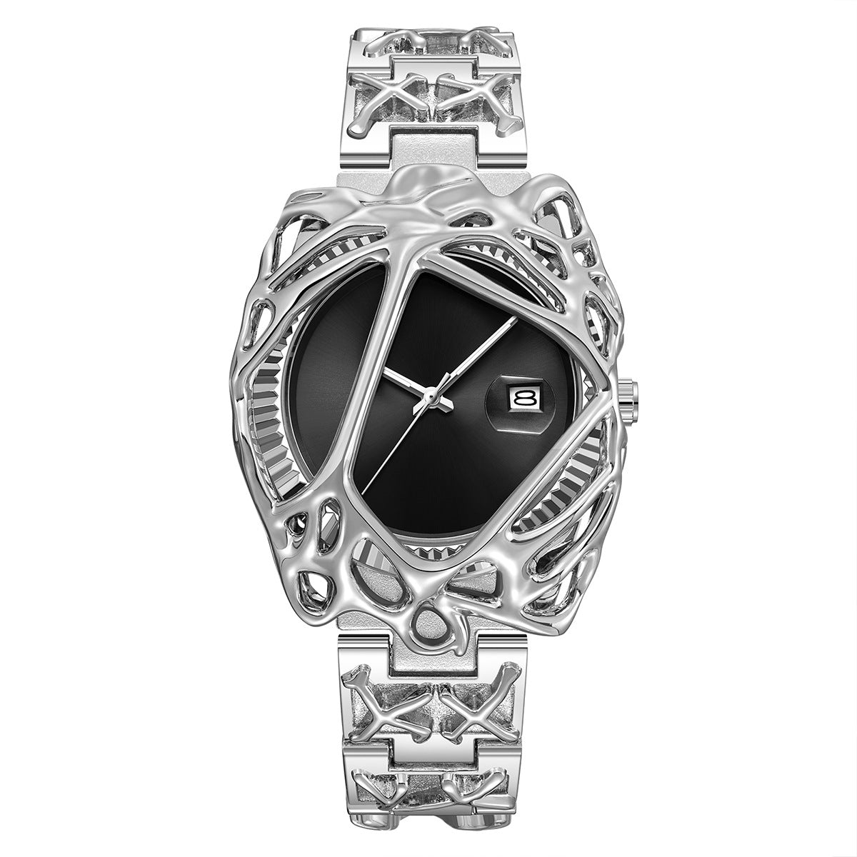 Retro Alien Cobweb Quartz Watch – Y2K Unisex Fashion Watch - BsBuy