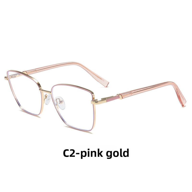 Retro Metal Anti-Blue Light Glasses – Butterfly Frame Screen Eyewear in Five Statement Colourways - BsBuy