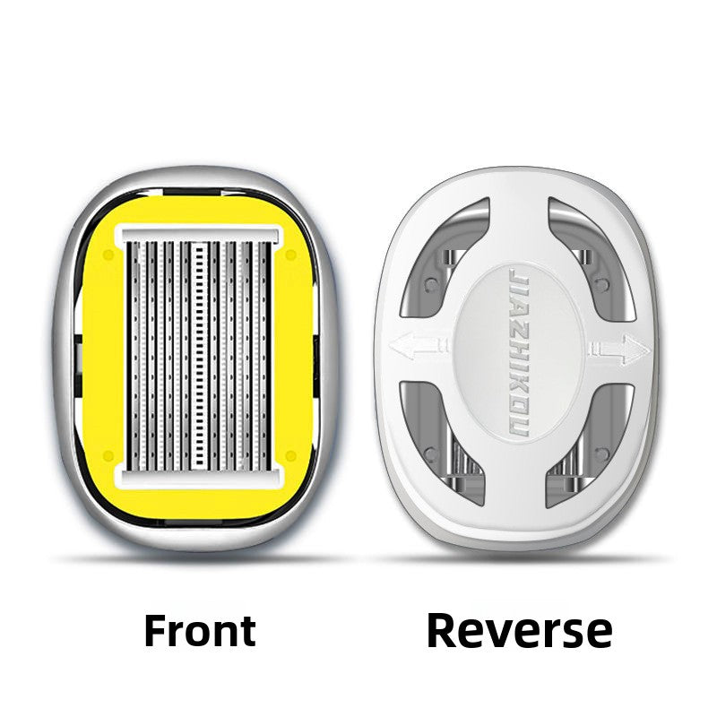 8-Layer Blade Manual Shaver – Precision Hair Removal with Travel Case - BsBuy
