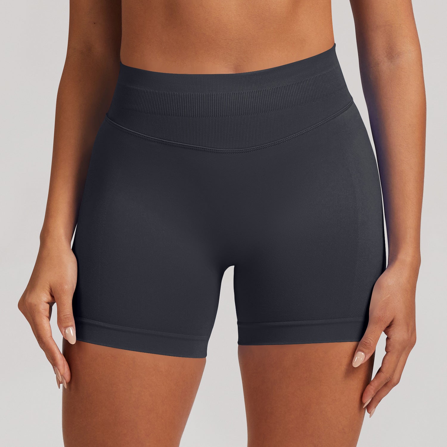 Seamless Butt-Lifting Yoga Shorts High Elastic Sports Fitness Shorts - BsBuy