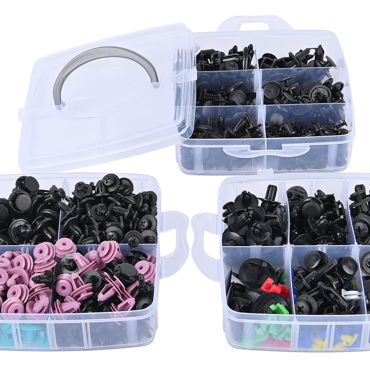 Automotive Plastic Fastener Clips Assortment Kit | 19 Varieties - BsBuy