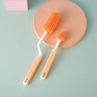 Silicone Baby Bottle Brush Set — Eco-Friendly 360° Cleaning Brushes for Bottles & Nipples - BsBuy