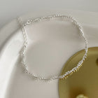 Sterling Silver Double-Layer Bead Bracelet | S925 | Korean Minimalist - BsBuy