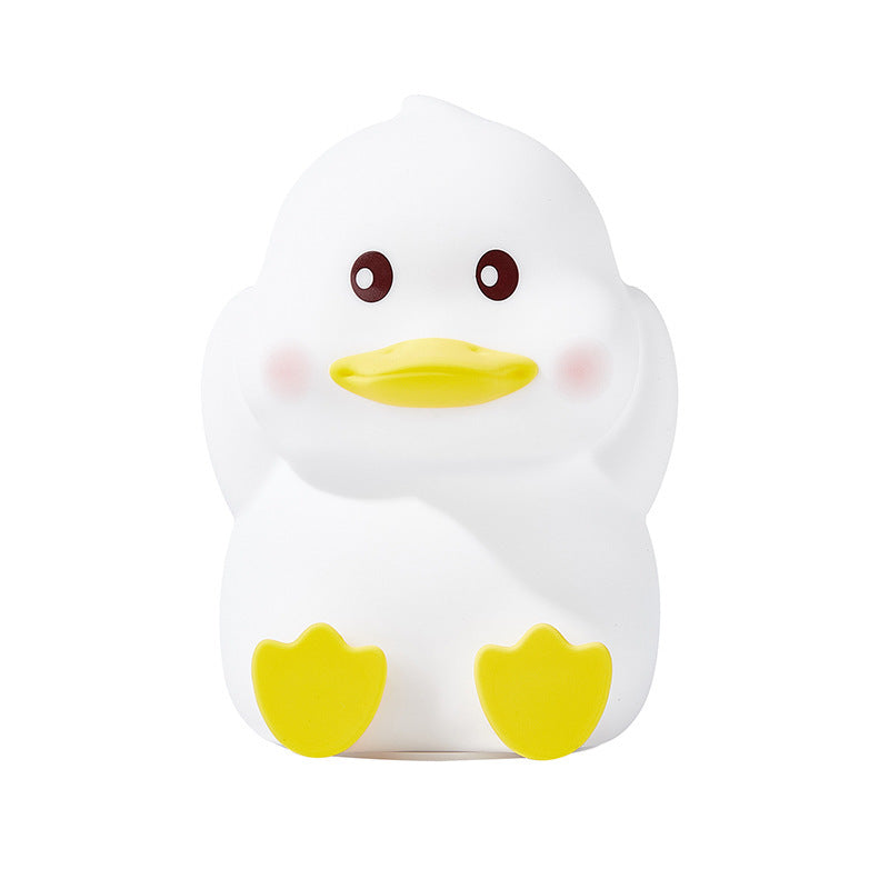Cute Silicone Night Light – Kawaii Animal Lamp with Colour Changing & Timer - BsBuy