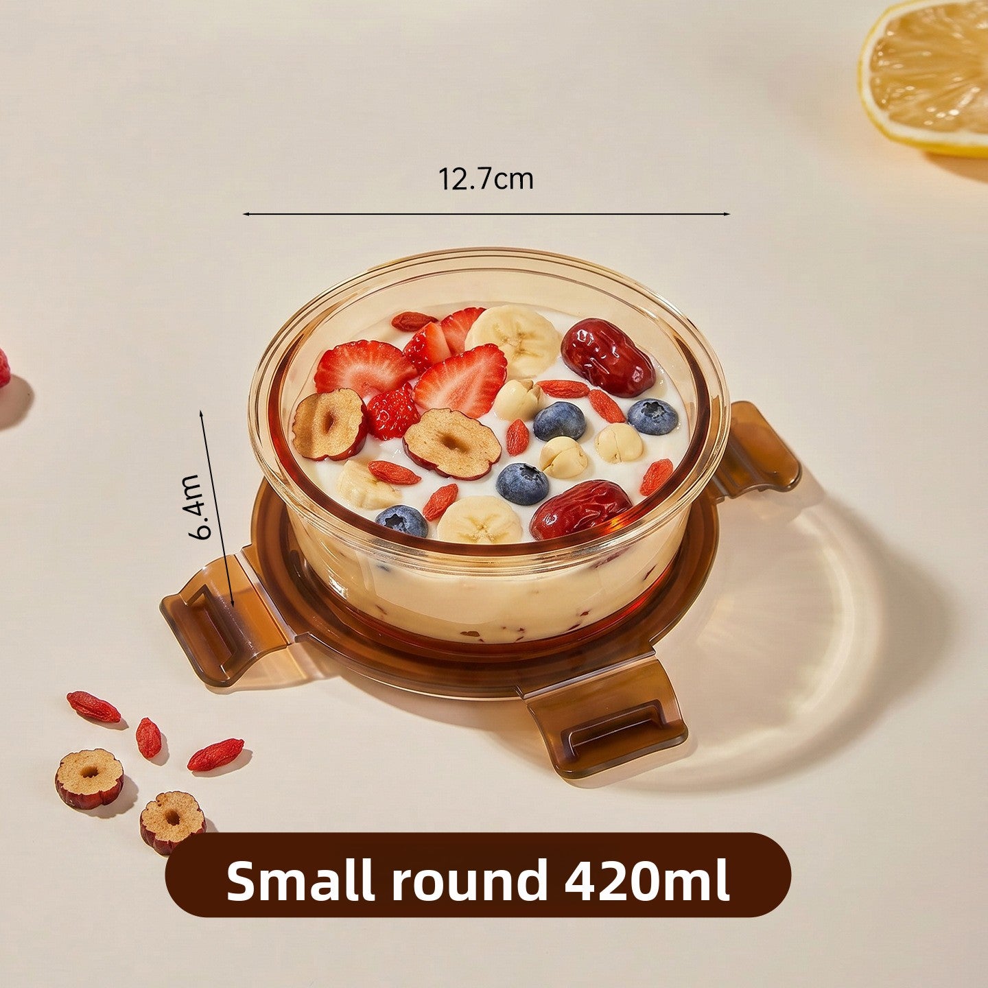 Microwaveable Glass Lunch Box with Lid