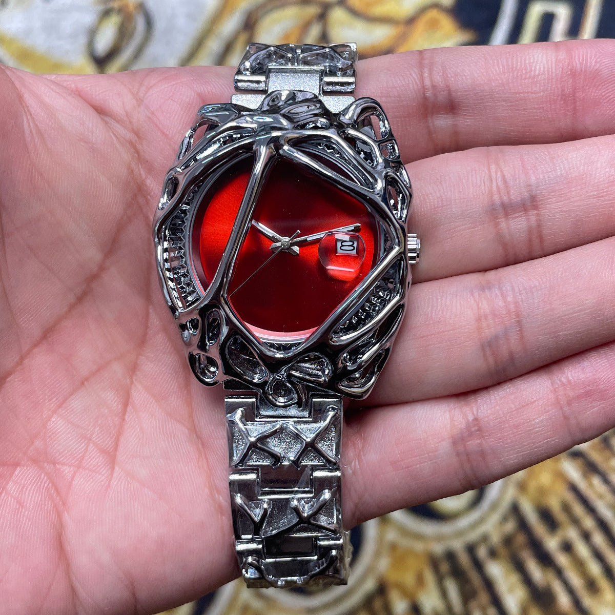 Retro Alien Cobweb Quartz Watch – Y2K Unisex Fashion Watch - BsBuy