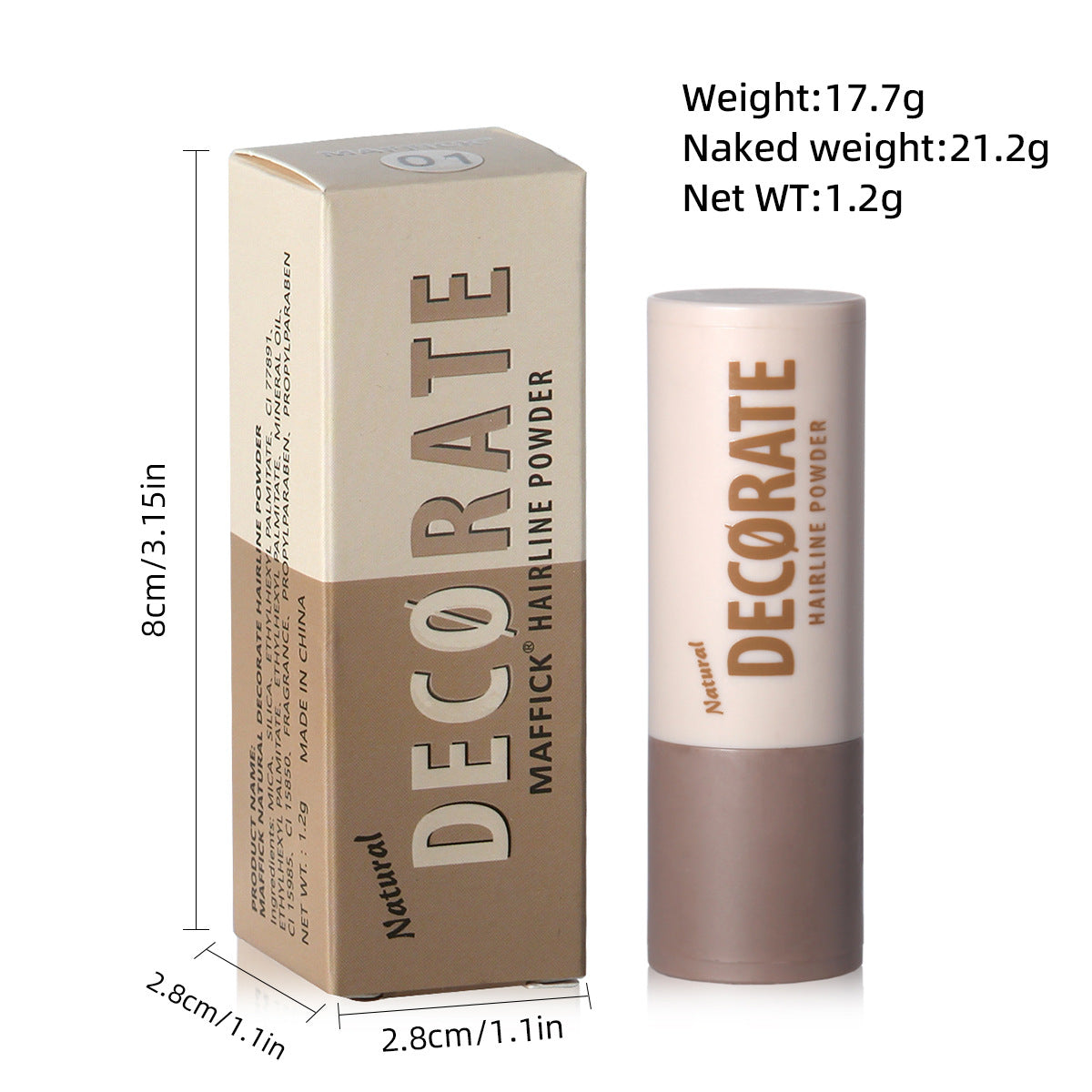 Natural Hairline Enhancing Powder - BsBuy