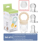 Baby Silicone Fruit Feeder & Teething Pacifier — Safe Food-Grade Soother for 0–3 Years - BsBuy