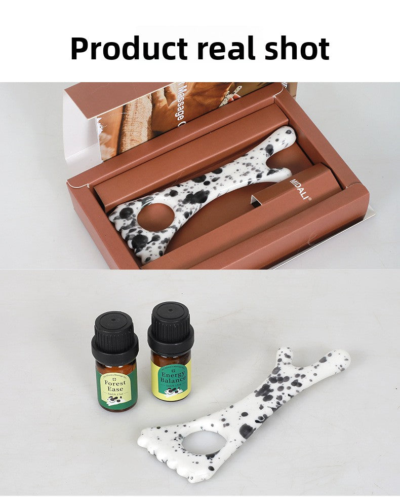 BsBuy Ceramic Pet Massage Rod & Relaxation Set | Calming Tool for Dogs | With Essential Oils Option