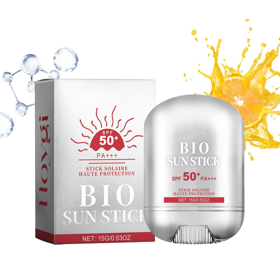 Bio Sunscreen Stick SPF 50+ — Waterproof Face & Body Sun Protection - White