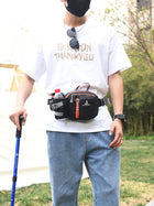 Multifunctional Sports Waist Pack with Water Bottle Holder - BsBuy