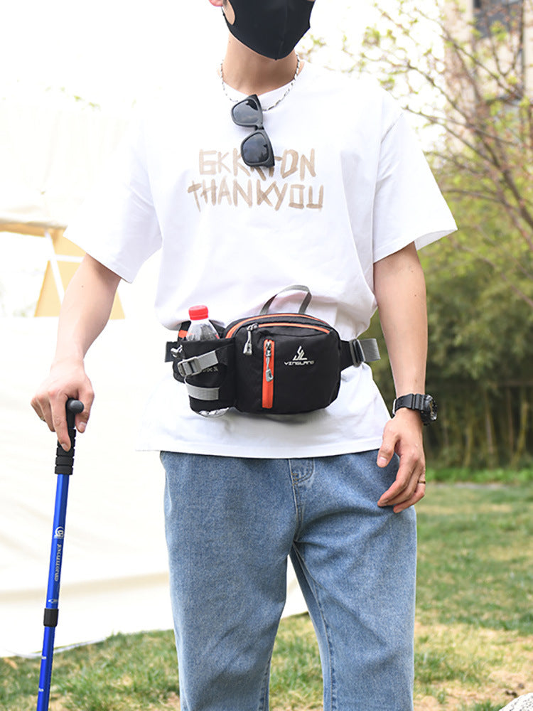 Multifunctional Sports Waist Pack with Water Bottle Holder - BsBuy