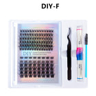 DIY Segmented False Eyelash Clusters with Adhesive - BsBuy