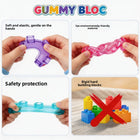 BsBuy Sensory Soft Silicone Building Blocks | Squeeze & Stack Toy Set | 28, 40 or 56 Pieces