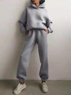 Womens Long Sleeve Sweatshirt Pants Set