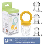 Baby Silicone Fruit Feeder & Teething Pacifier — Safe Food-Grade Soother for 0–3 Years - BsBuy