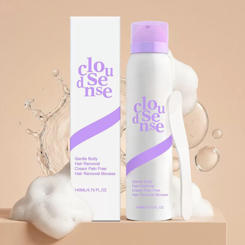 Gentle Hair Removal Mousse Spray – Soft & Smooth Full Body Depilatory - BsBuy