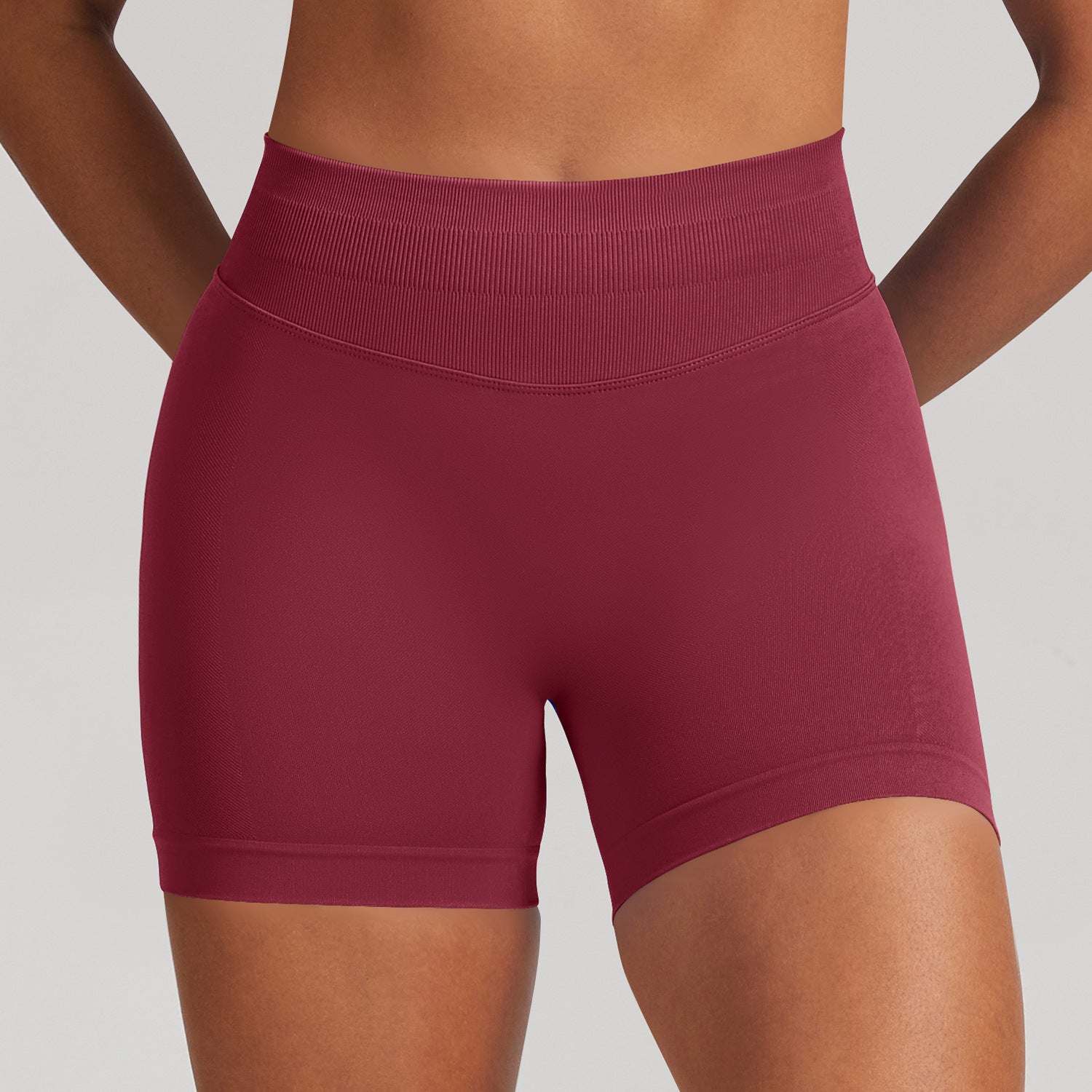 Seamless Butt-Lifting Yoga Shorts High Elastic Sports Fitness Shorts - BsBuy