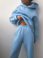 Womens Long Sleeve Sweatshirt Pants Set