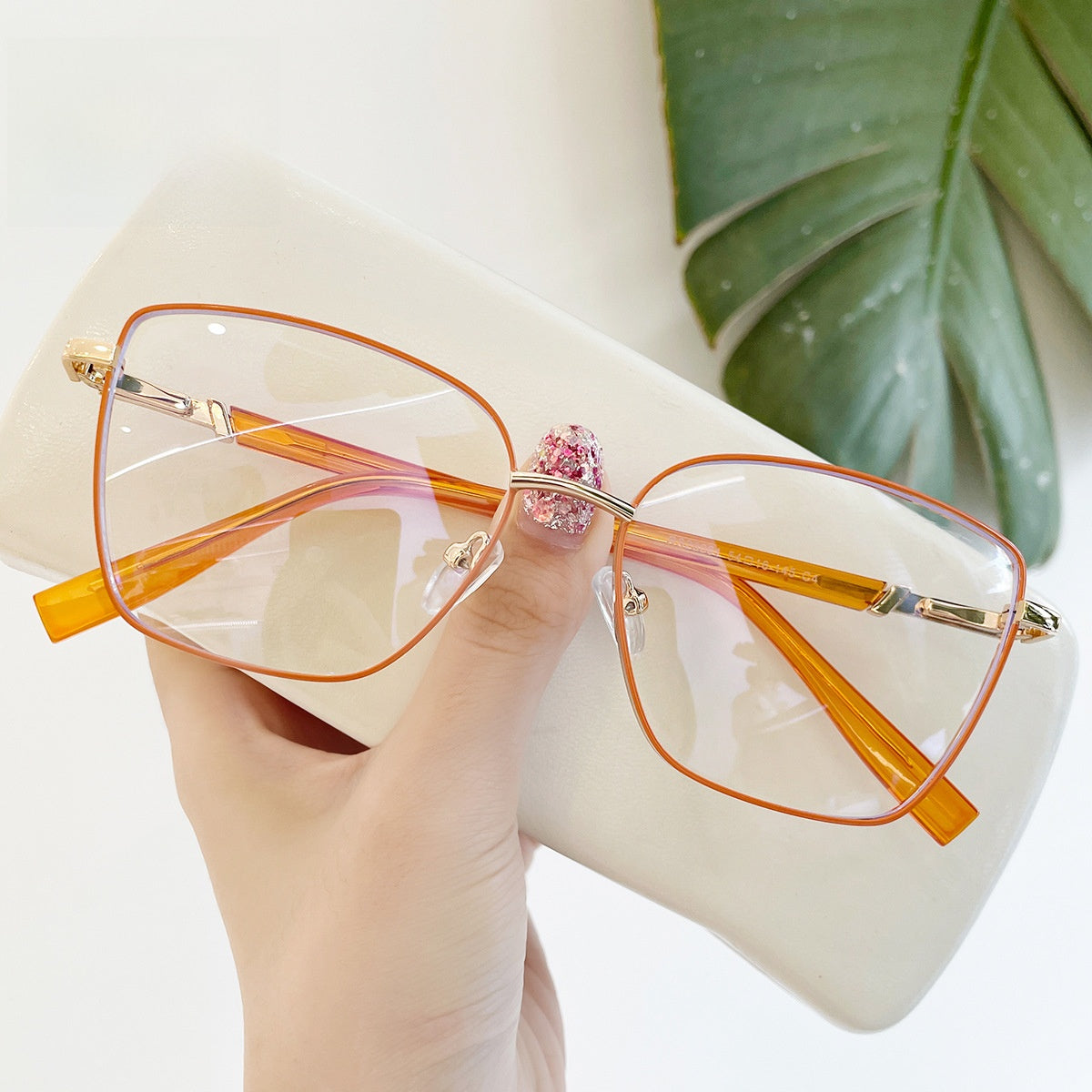 Retro Metal Anti-Blue Light Glasses – Butterfly Frame Screen Eyewear in Five Statement Colourways - BsBuy