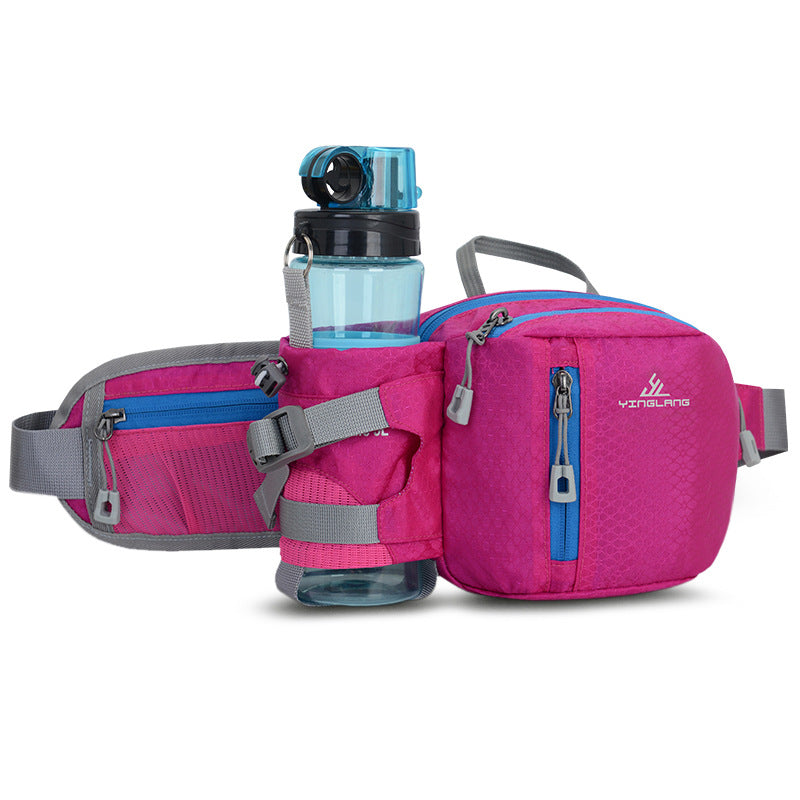 Multifunctional Sports Waist Pack with Water Bottle Holder - BsBuy