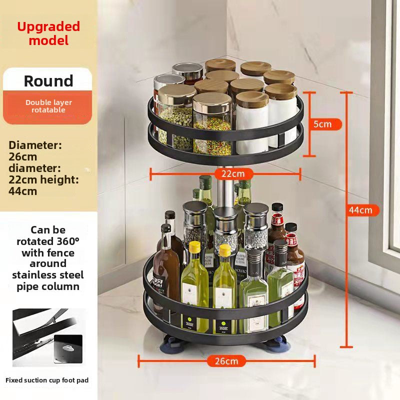 Rotating Kitchen Seasoning Storage Rack - BsBuy