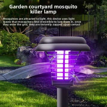 Solar Mosquito Lamp – Outdoor Garden Light & Bug Zapper - BsBuy