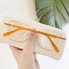 Retro Metal Anti-Blue Light Glasses – Butterfly Frame Screen Eyewear in Five Statement Colourways - BsBuy