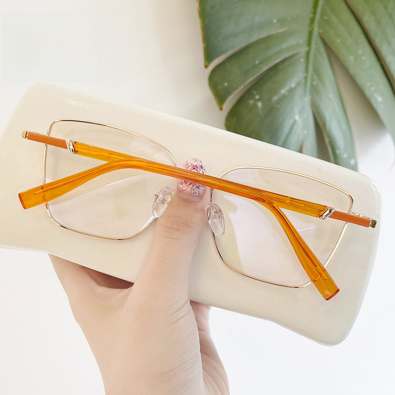 Retro Metal Anti-Blue Light Glasses – Butterfly Frame Screen Eyewear in Five Statement Colourways - BsBuy
