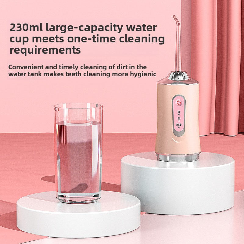 Electric Dental Flosser & Portable Oral Irrigator – IPX6 Waterproof, 15+ Day Battery | 4 Colours