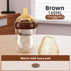 Anti-Colic Glass Baby Bottle — Wide Mouth Borosilicate Bottle with Bottom Air-Return System - BsBuy