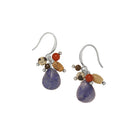 Natural Stone Necklace & Earrings Set – Retro Ethnic Teardrop Jewellery in Titanium Steel - BsBuy