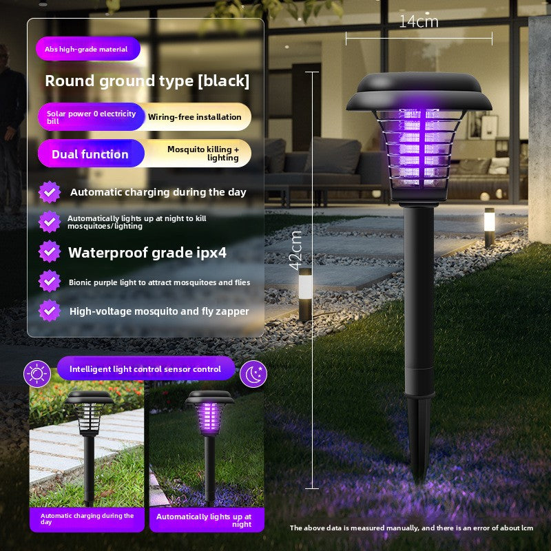 Solar Mosquito Lamp – Outdoor Garden Light & Bug Zapper - BsBuy