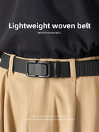 Mens Automatic Buckle Canvas Belt - BsBuy