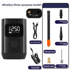 Portable Digital Car Tyre Inflator – Wireless Charging & Power Bank - BsBuy