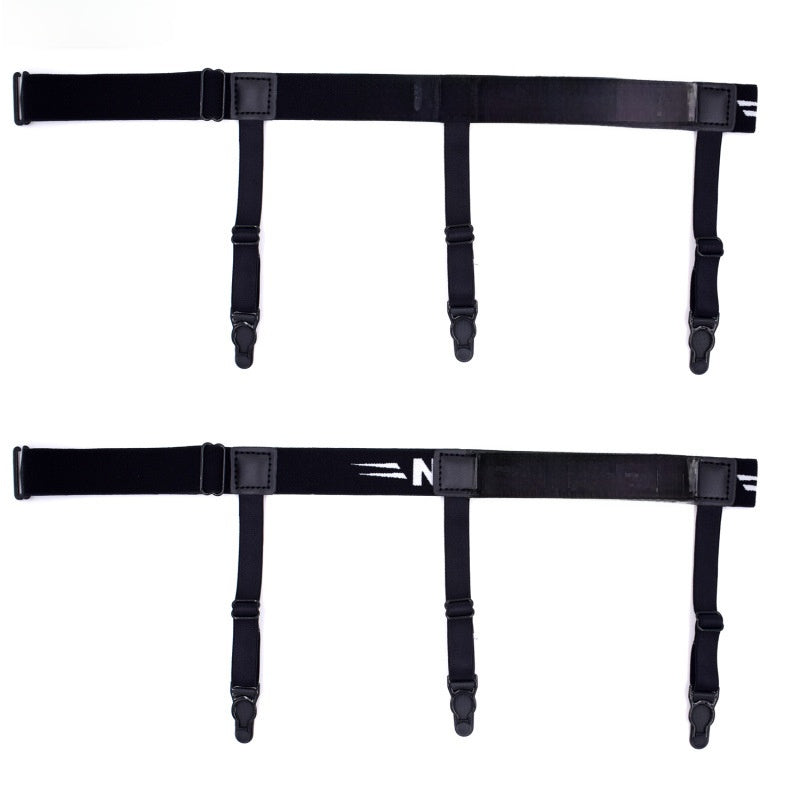 Adjustable Shirt Garter & Anti-Slip Clips | Men & Women | 6-Clip Set - BsBuy