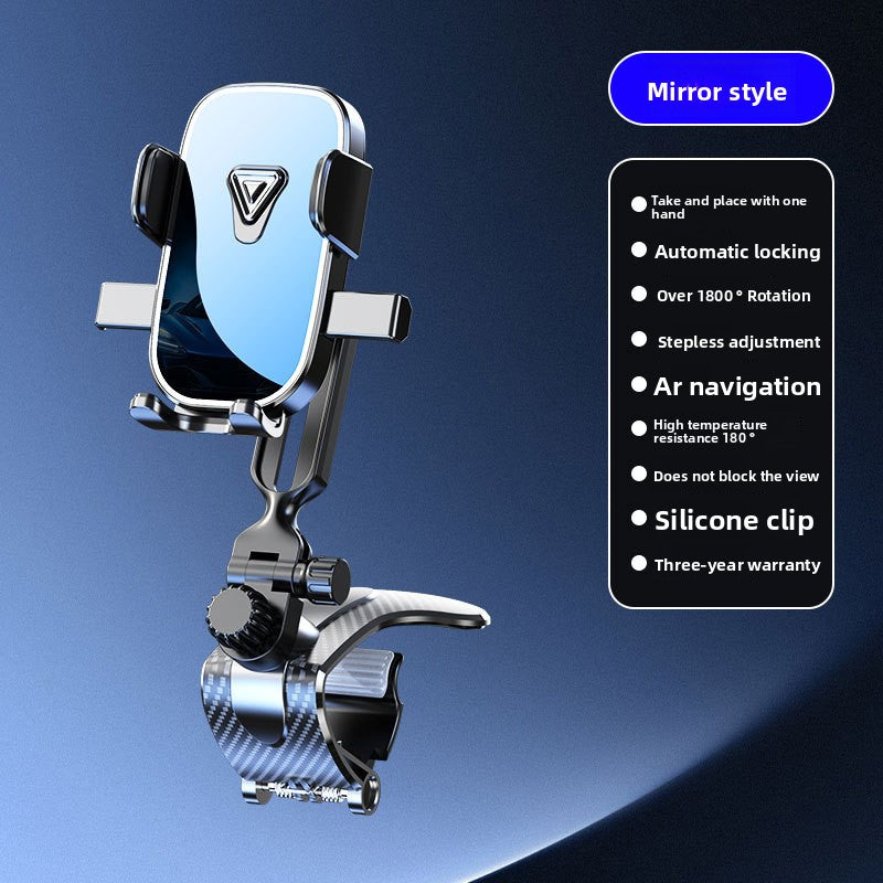 Car Mobile Phone Holder | Dashboard & Mirror Mount with Gravity Grip - BsBuy