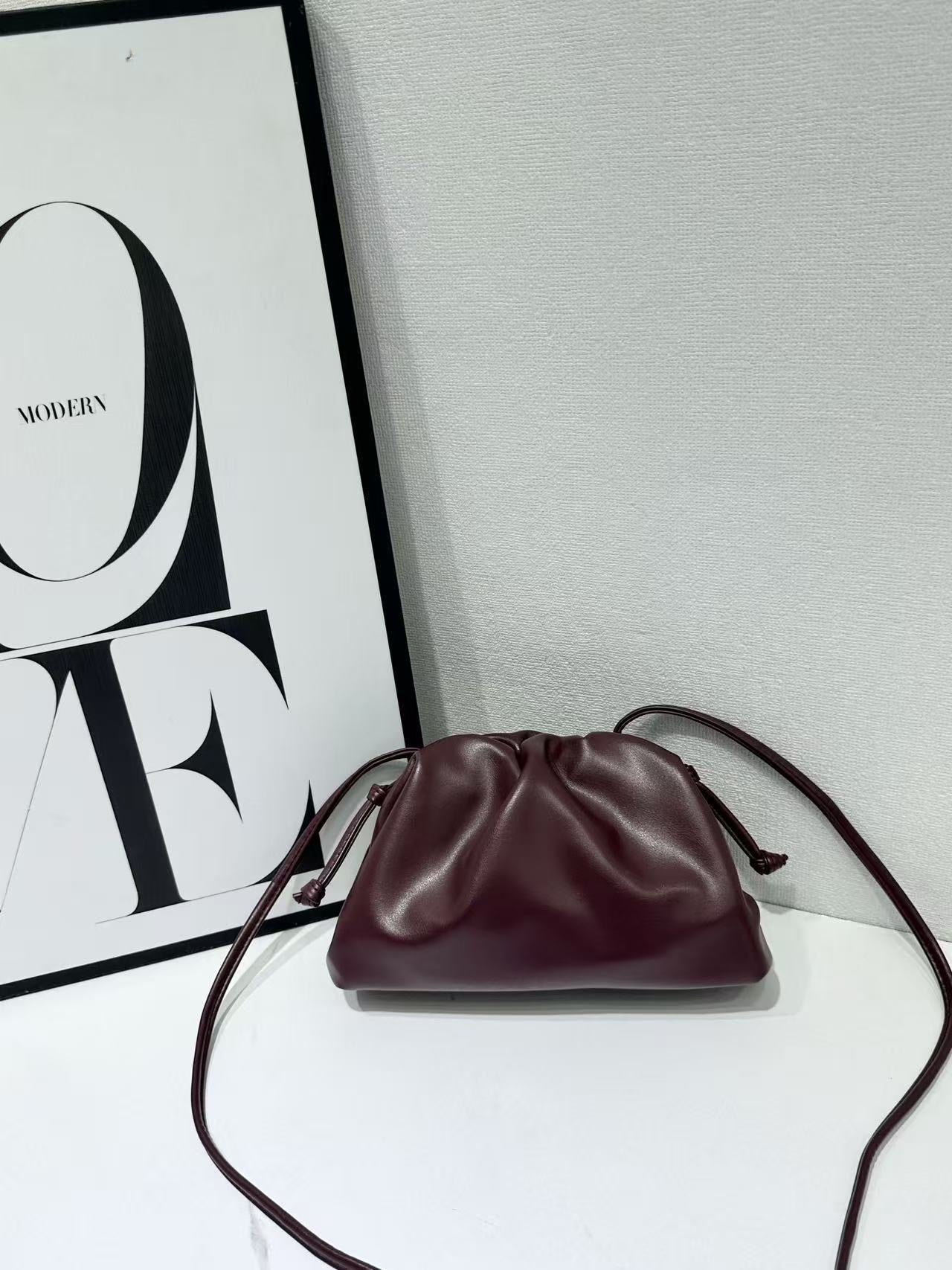 Women’s Pleated Leather Clutch Bag – Versatile Shoulder & Crossbody Bag - BsBuy